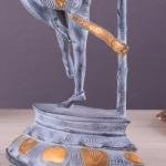 Pure Brass Lord Shiva Statue | 23" x 14.5" x 10" | 16.5 kg | Glossy Lacquer Finish | Mahadev on Tiger Throne | Sacred Hindu Art | Jaipurio